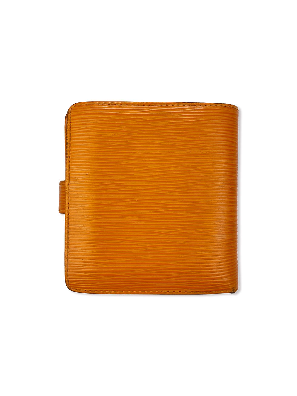 Thumbnail: Louis Vuitton Orange Bifold Ribbed Wallet