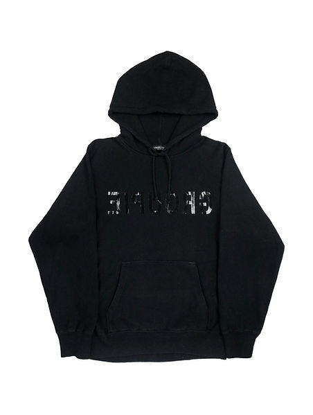 SS1999 Undercover “Relief” Groupie Metallic Graphic Hoodie