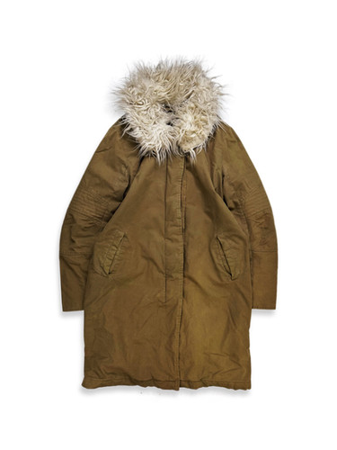AW99 Helmut Lang 'Astro' Fur Ballistic Parachute Parka