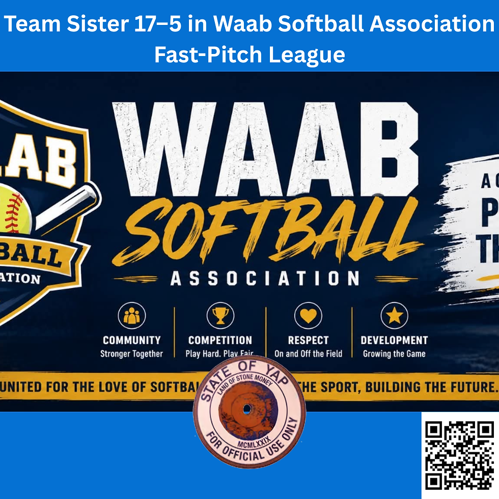 Team Sisters 17–5 in Waab Softball Association Fast-Pitch League