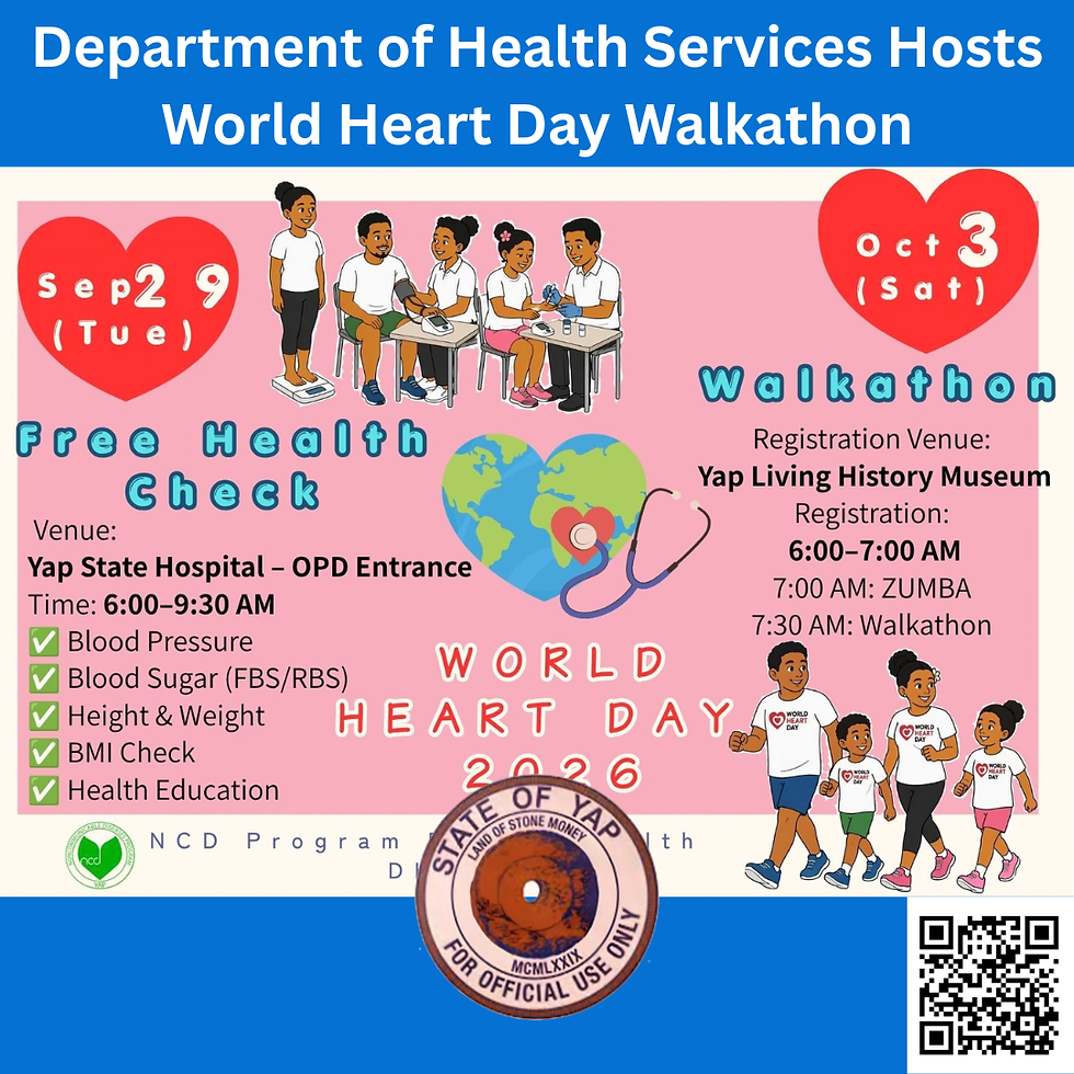 Department of Health Services Hosts World Heart Day Walkathon
