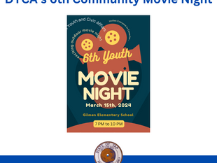 Movie Magic Under the Stars: Join DYCA’s 6th Community Movie Night -Tuesday, March 05, 2024//DYCA