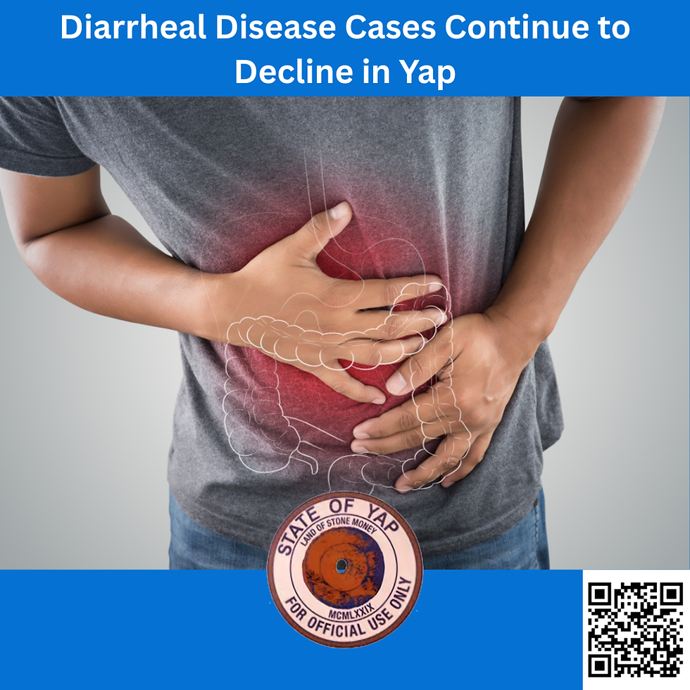 Diarrheal Disease Cases Continue to Decline in Yap