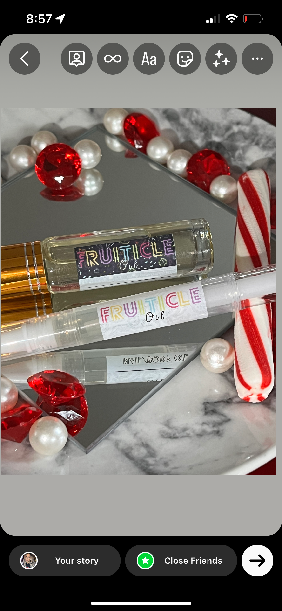 10 ml Fruiticle Oil Roller Bottle