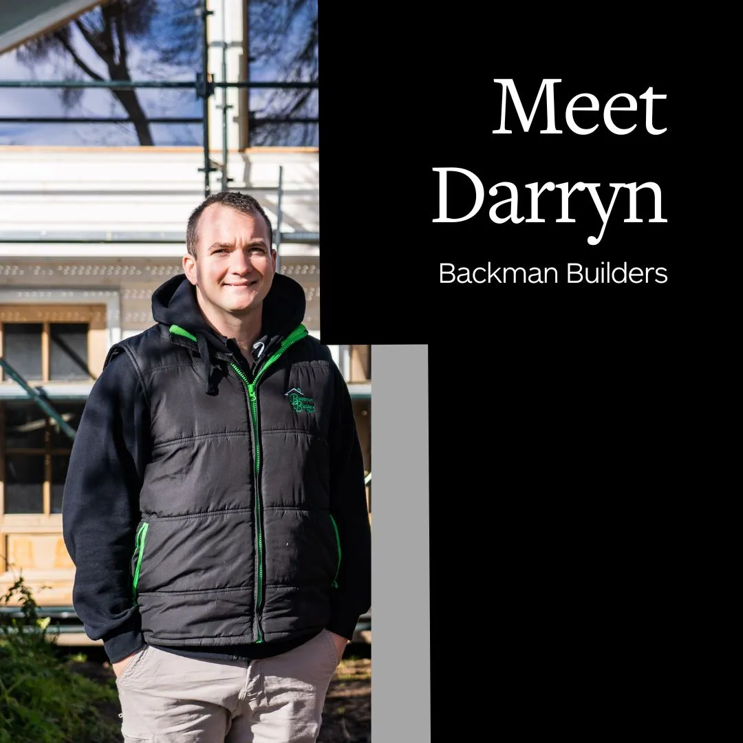 Backman Builders Director, building healthy homes in Melbourne and Macedon Ranges and sorrounds.
