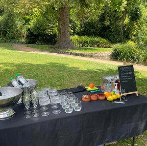 A mobile bar service in Melbourne in Fitzroy Gardens