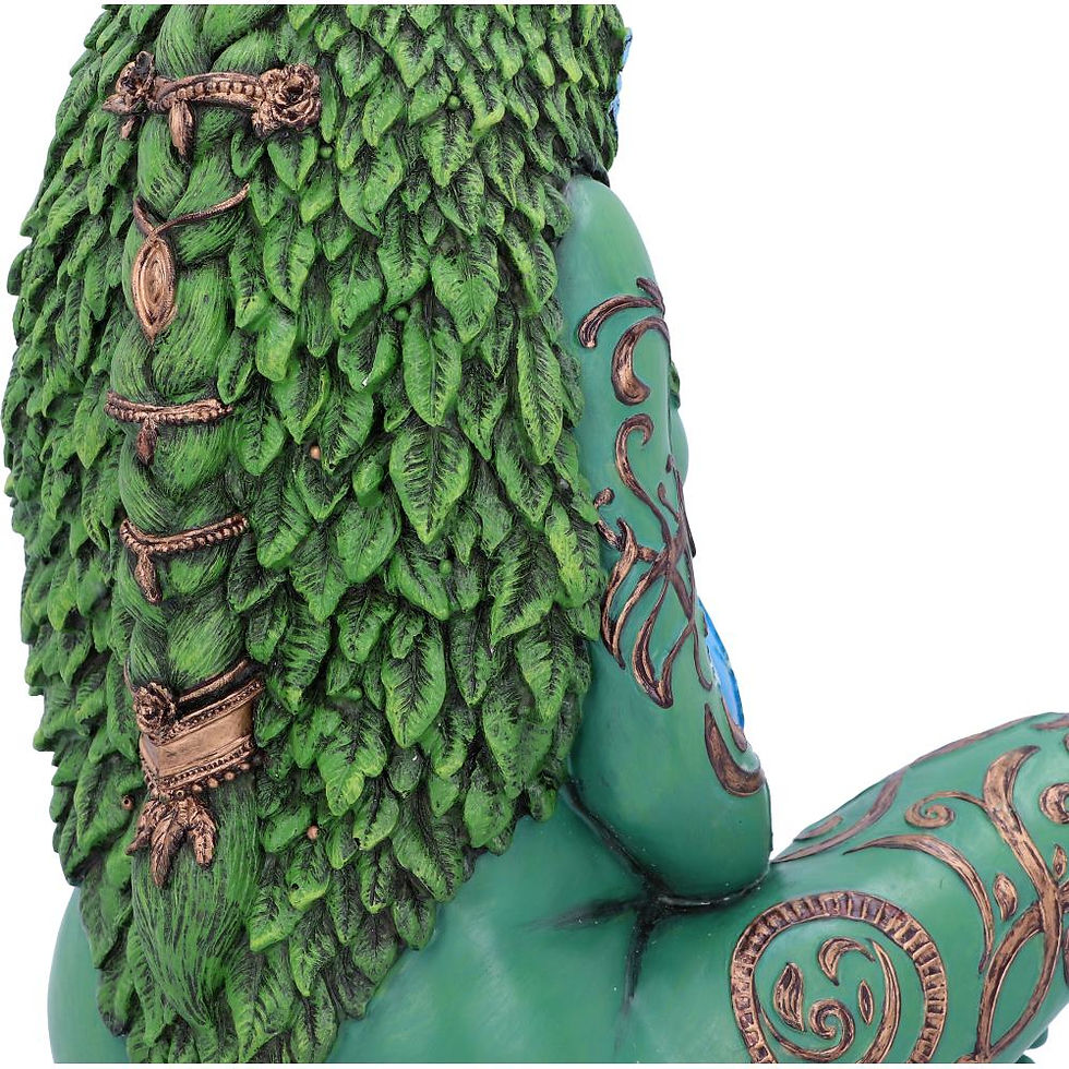 Thumbnail: Mother Earth Art Figurine (Painted,Small) 17.5cm