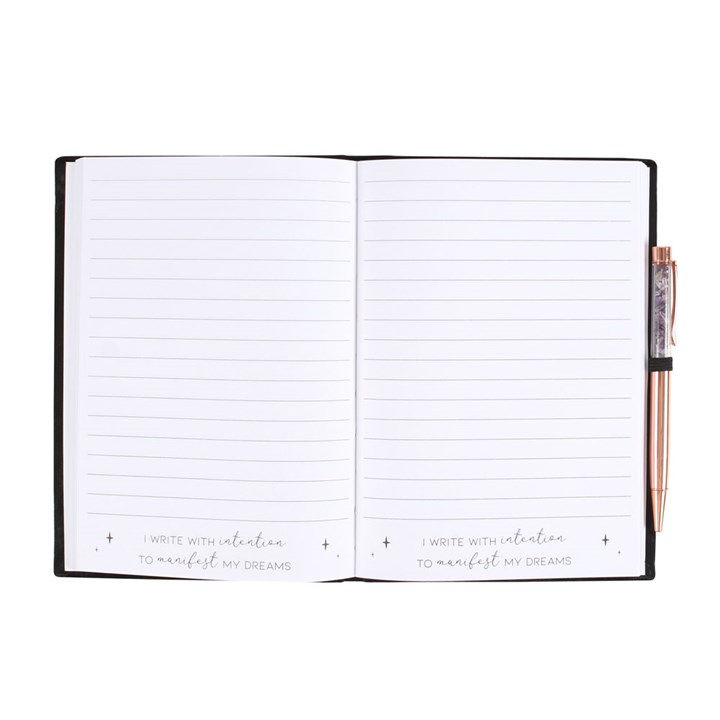 Thumbnail: Manifestation Journal with Amethyst Pen