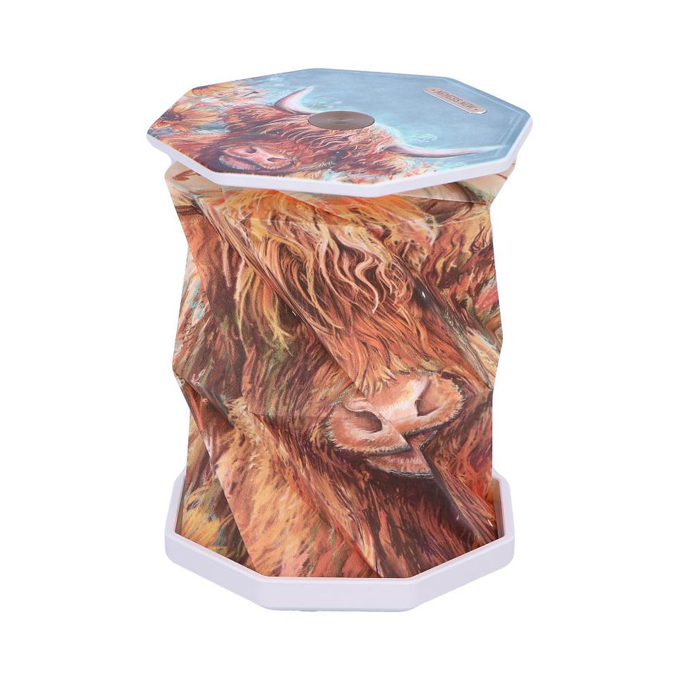 Thumbnail: Highland Cow Foldable Lamp 21cm