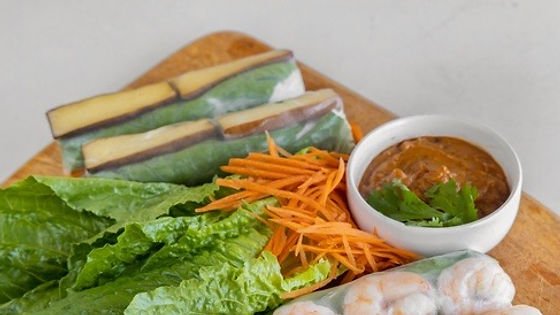 Spring Roll with MarinadeTofu