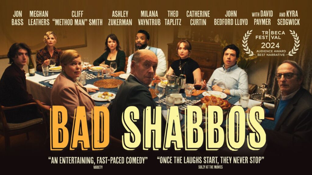 A captivating poster for Bad Shabbos, hinting at the excitement within