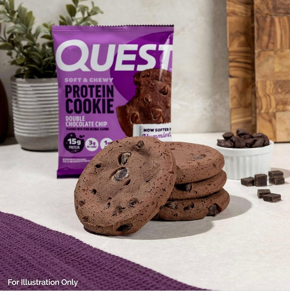 Thumbnail: QUEST NUTRITION HIGH PROTEIN COOKIE, KETO FRIENDLY, 12 COUNT