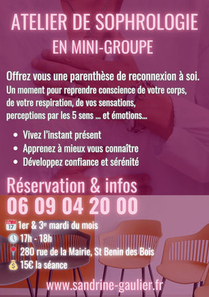 Besoin d'un moment de détente: essayez la Sophrologie...
