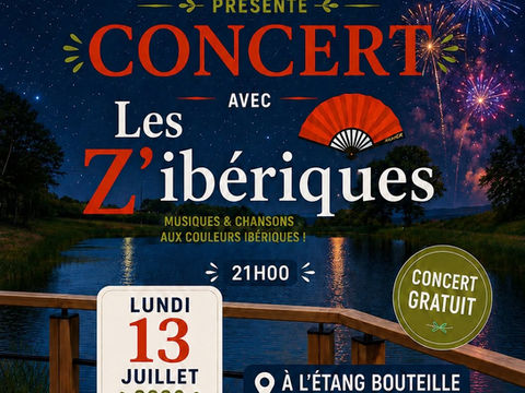 Lundi 13 juillet : le vide grenier festif sera suivi d'un concert et feu d'artifice au bord de l'étang Bouteille à St Saulge