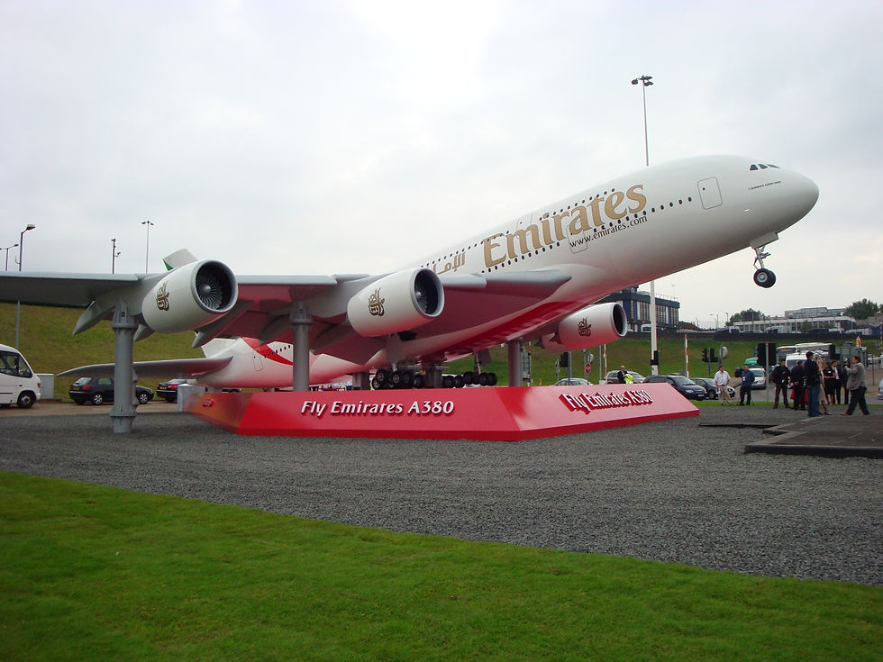 Emirates display, Heathrow