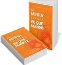 Model representing the book "In my language, I'm the boss!" by Fernanda Carvalho