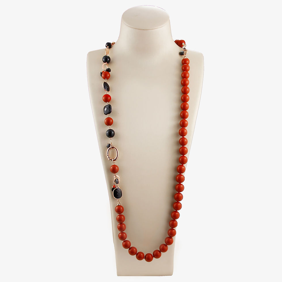 Ferraro Gioielli | Collana Corallo Rosso Sardegna Multifilo Cannettina 1 2 Ferraro Gioielli | Collana Corallo Rosso Sardegna Multifilo Cannettina 1 2