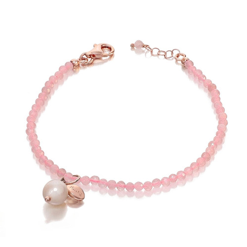 Collana Di Perline Di Quarzo Rosa - Mali & Ell - Foto 7