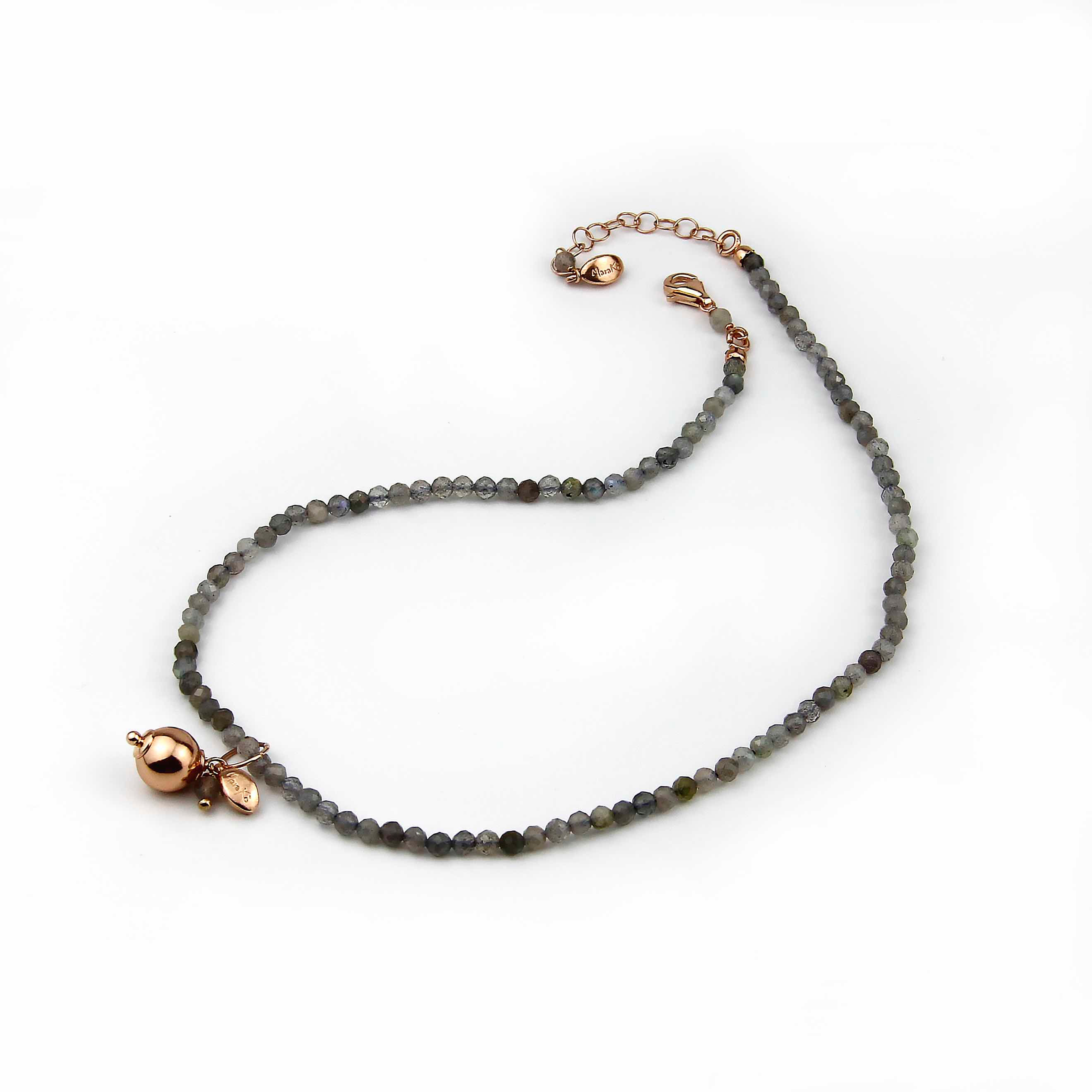 Choker & Grapes - labradorite