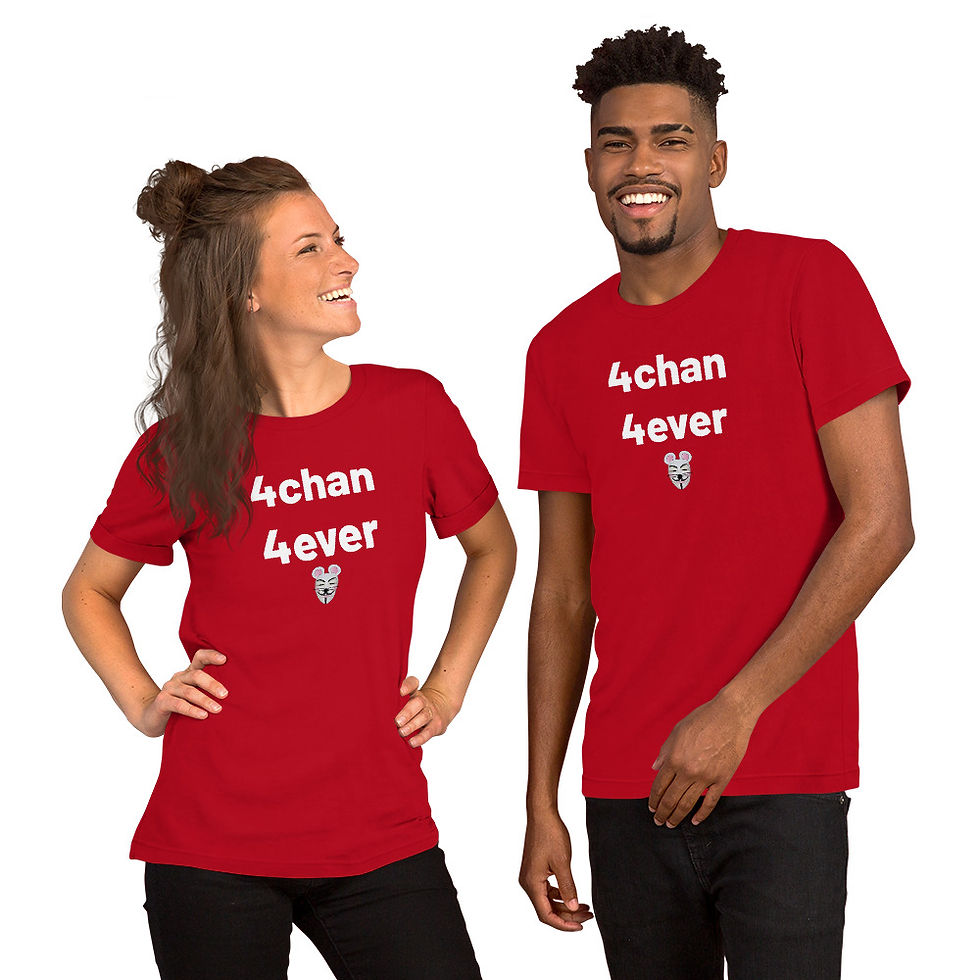 Thumbnail: 4chan 4ever Short-Sleeve Unisex T-Shirt
