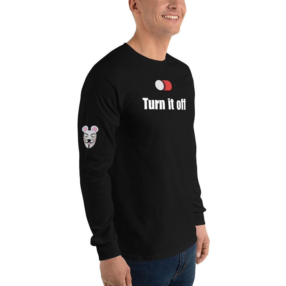 Thumbnail: Turn it off and on again - Men’s Long Sleeve Shirt