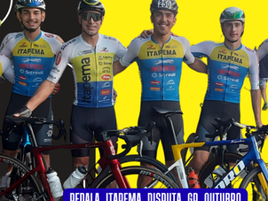 PEDALA ITAPEMA DISPUTA GP OUTUBRO ROSA DE CICLISMO EM CASA