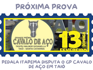 PEDALA ITAPEMA DISPUTA O GP CAVALO DE AÇO EM TAIÓ