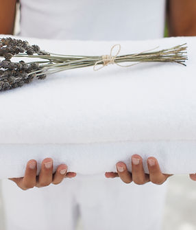 Towels with Lavender
