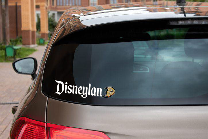 Disneyland Ducks UV Car Sticker