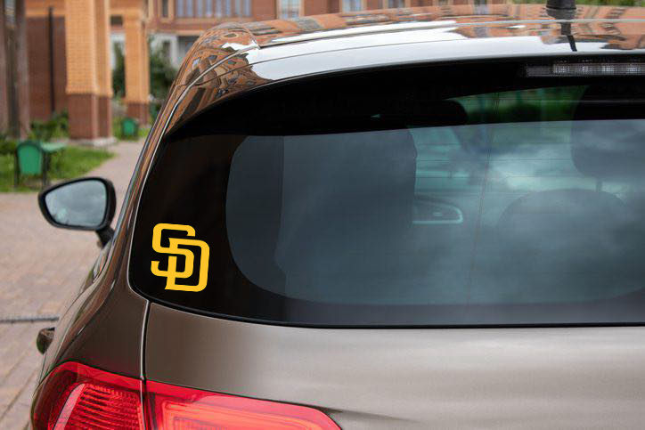 Padres UV Car Sticker
