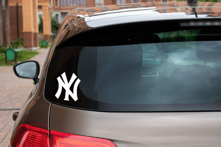Yankees UV Car Sticker