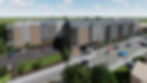 Aerial View Rendering of Front Lot