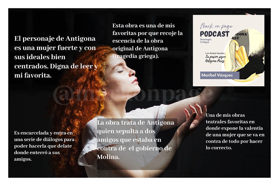 La pasión según Antigona Pérez por Luis Rafael Sánchez