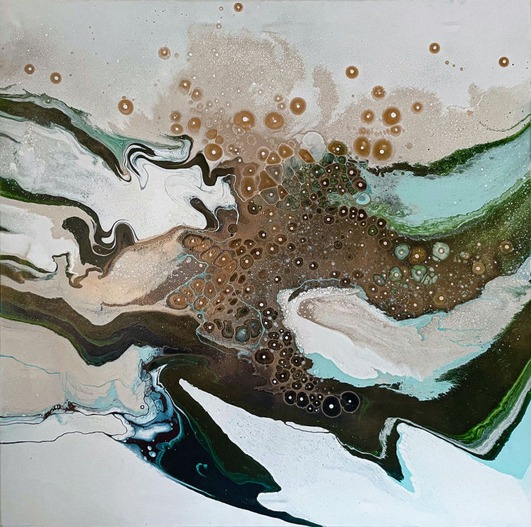abstract artwork original artwork fluid acrylic abstrakt  Emma Lindström Emma Lindstrom painting pouring paint