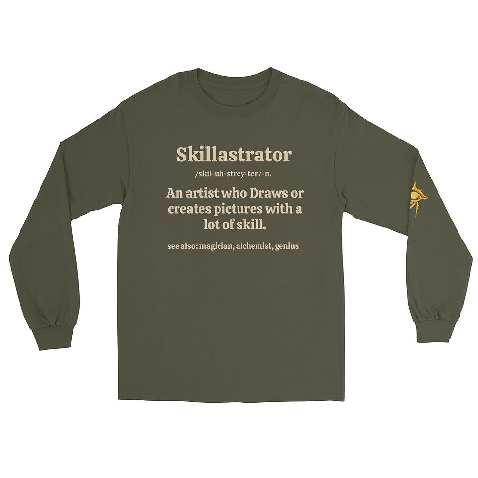 Thumbnail: Skillastrator Men’s Long Sleeve Shirt