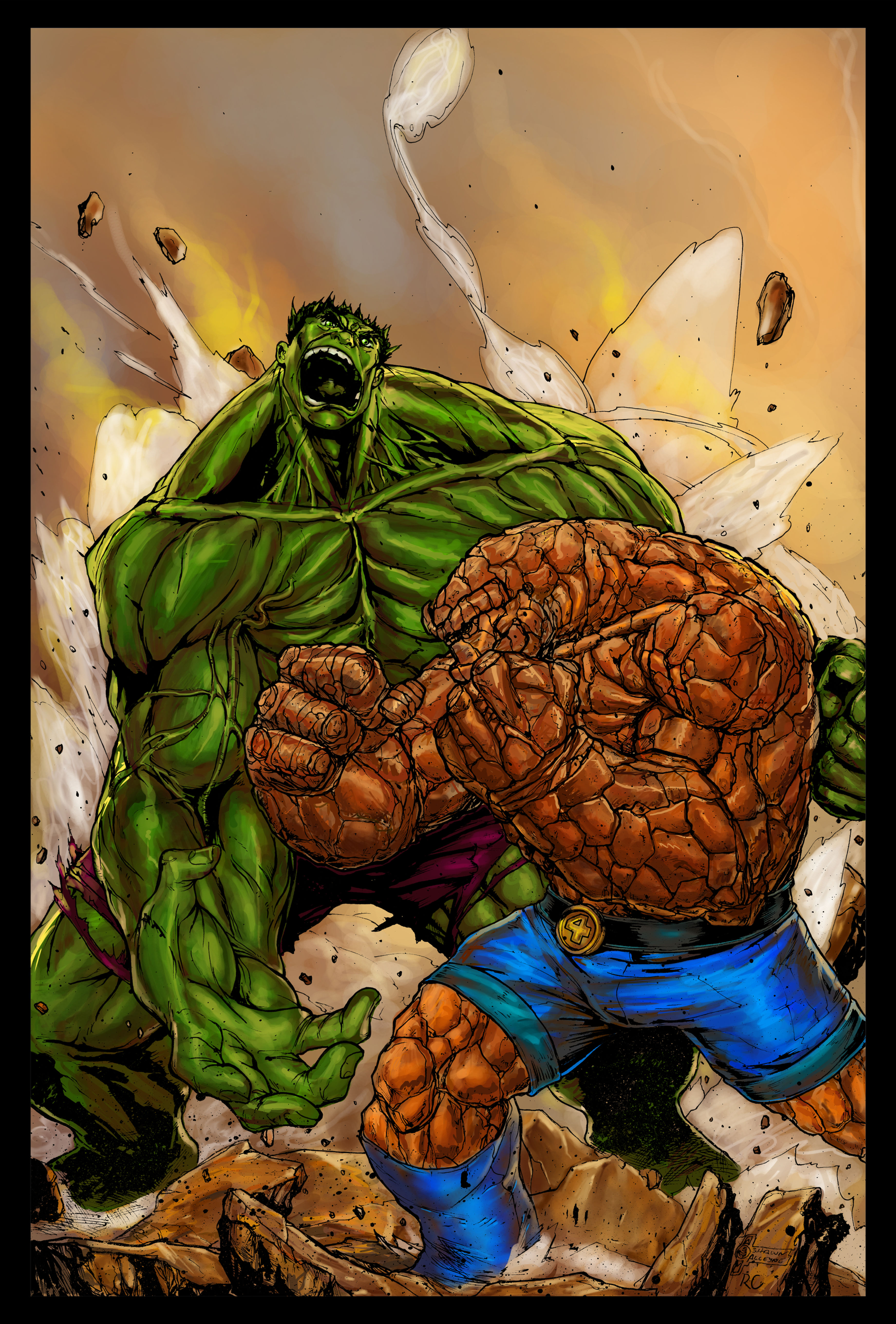 Hulk Vs Thing