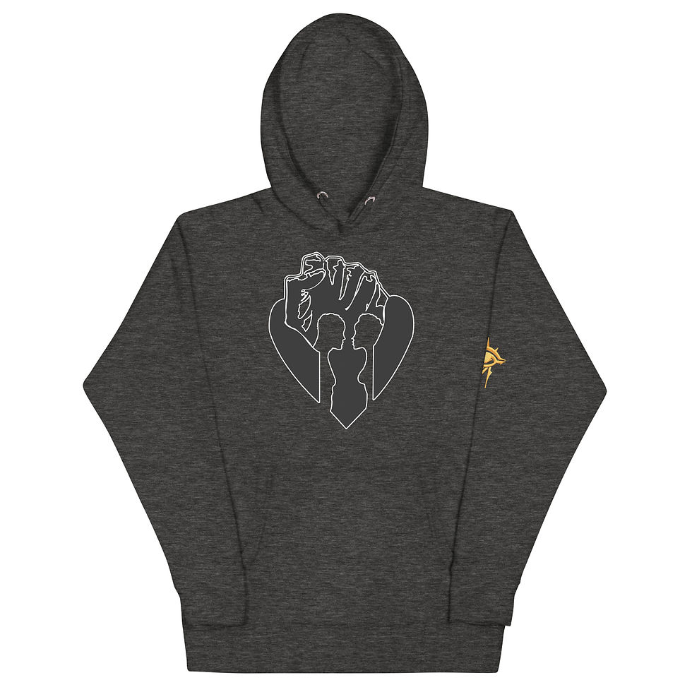 Thumbnail: Black Fist Love Unisex Hoodie