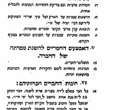The charter of the Society following the renewal of its activity during the British Mandate (1920)