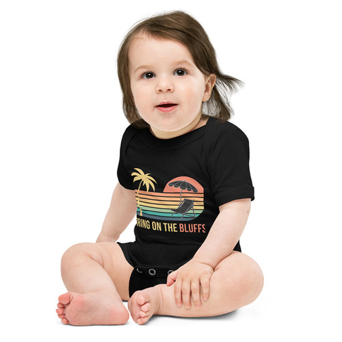 Bring On The Bluffs Baby Short Sleeve One Piece | TorontoFloatingHomes