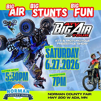 Norman County Fair - 6.27.26 - ATV Big Air Tour LIVE Motorsports Thrill Show at Norman Cou