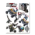 ATV Big Air Tour 2 Sheet Sticker Pack