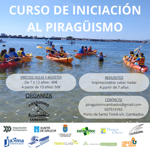 CURSO DE INICIACIÓN AL PIRAGÜISMO