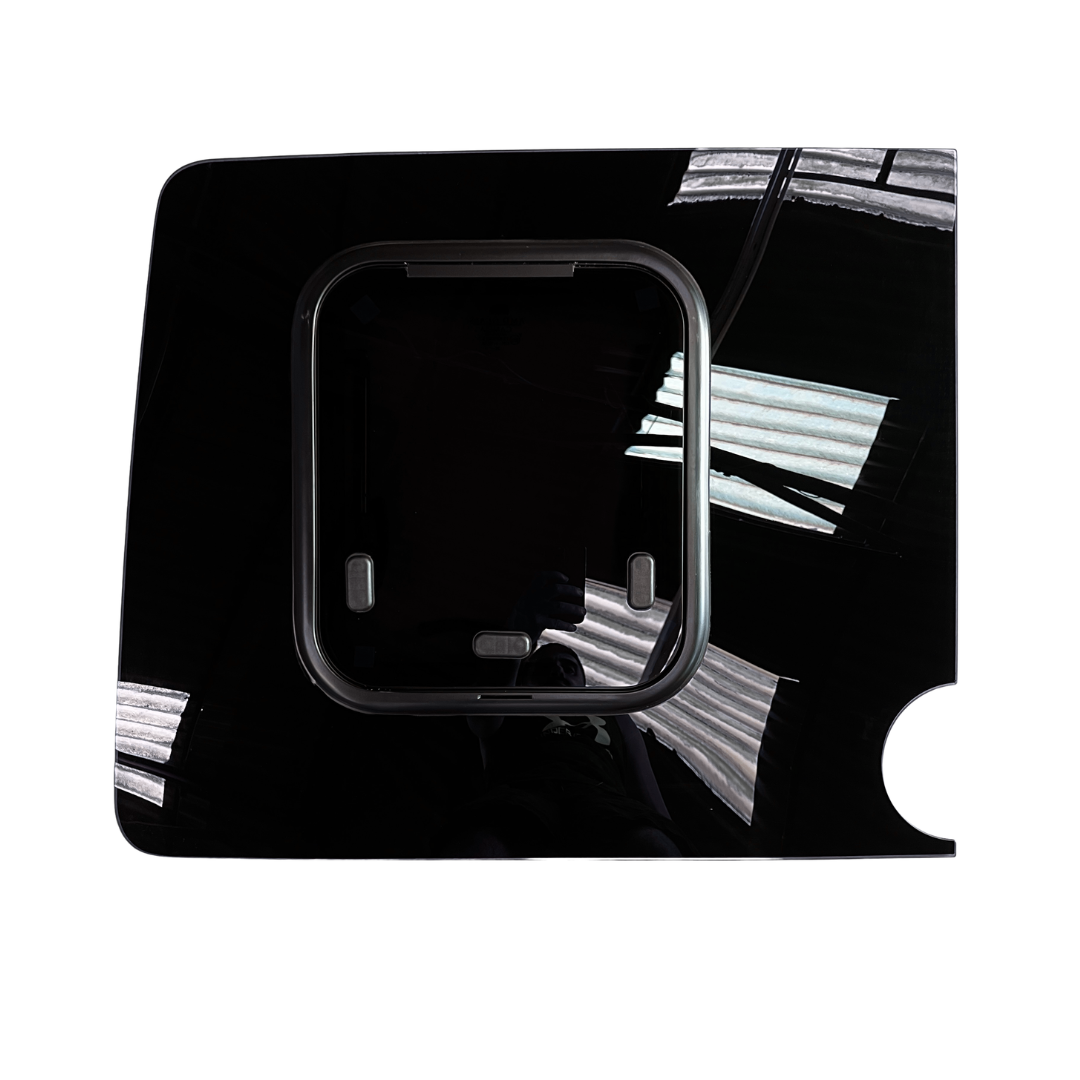 passenger-side VW Crafter / MAN TGE 2017+ C-shape Safari Barn Door Window