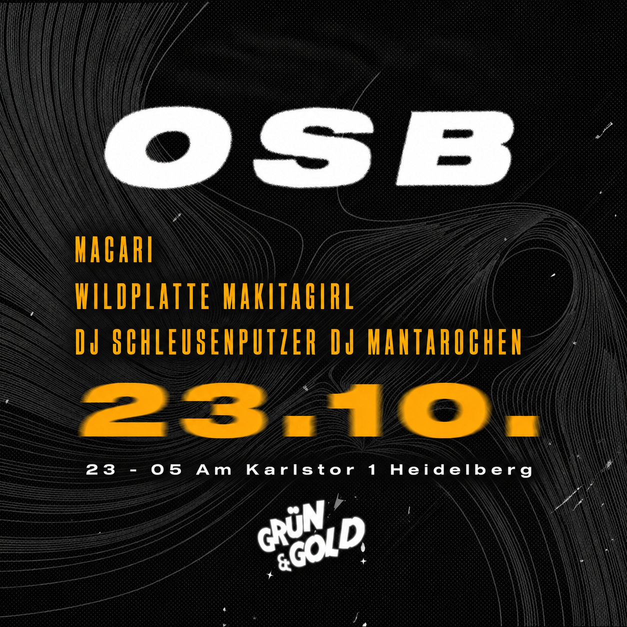 Oststadtbeats – Grün & Gold, 23.10.2026