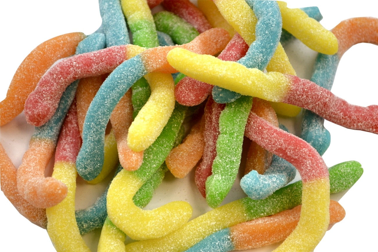 Gummi Sour Worms