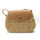 Miniatura: Bolso Bandolera Rígido Solapa Rafia