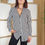 Miniatura: Camisa Rayas Blanca y Negra.