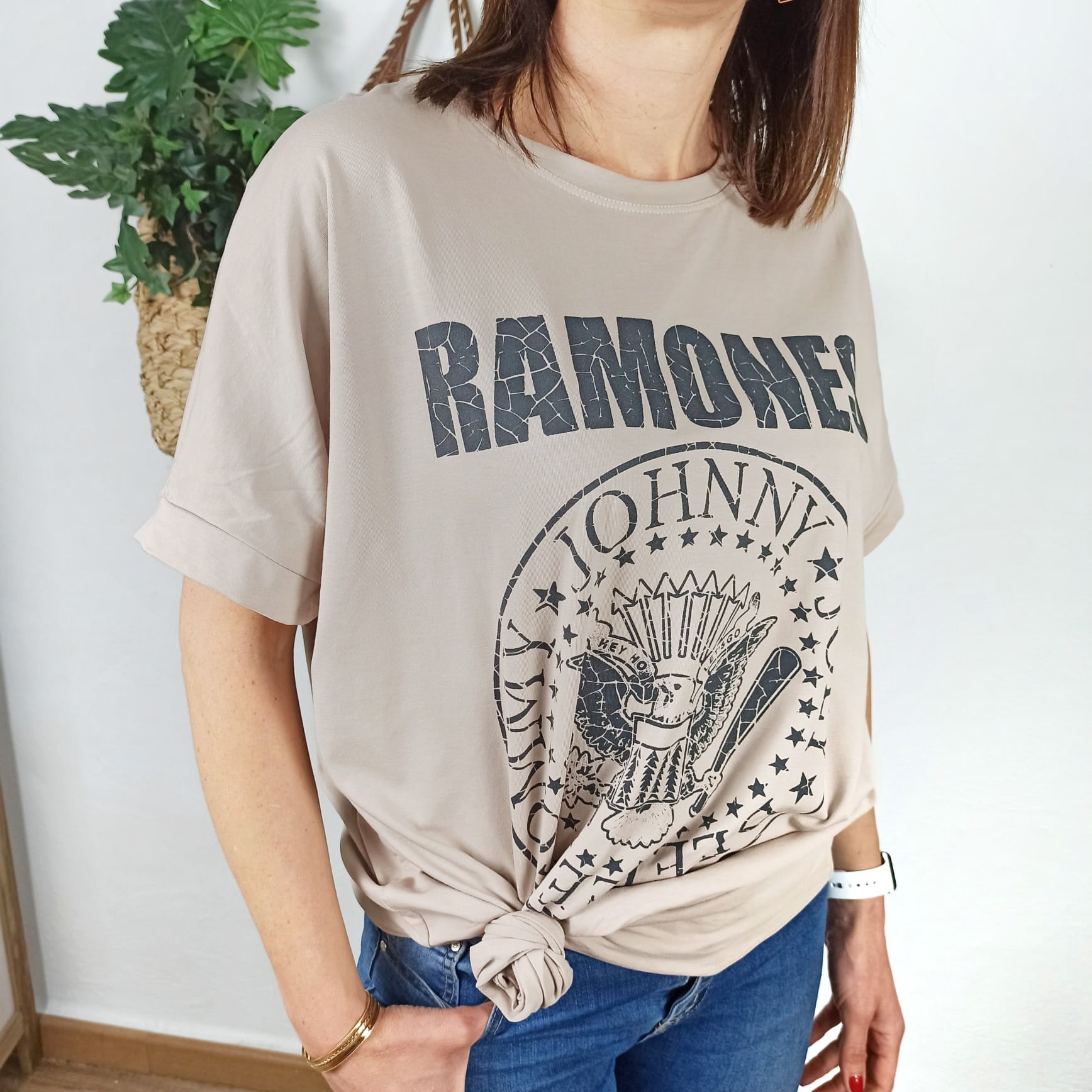 Camiseta Oversize Ramones