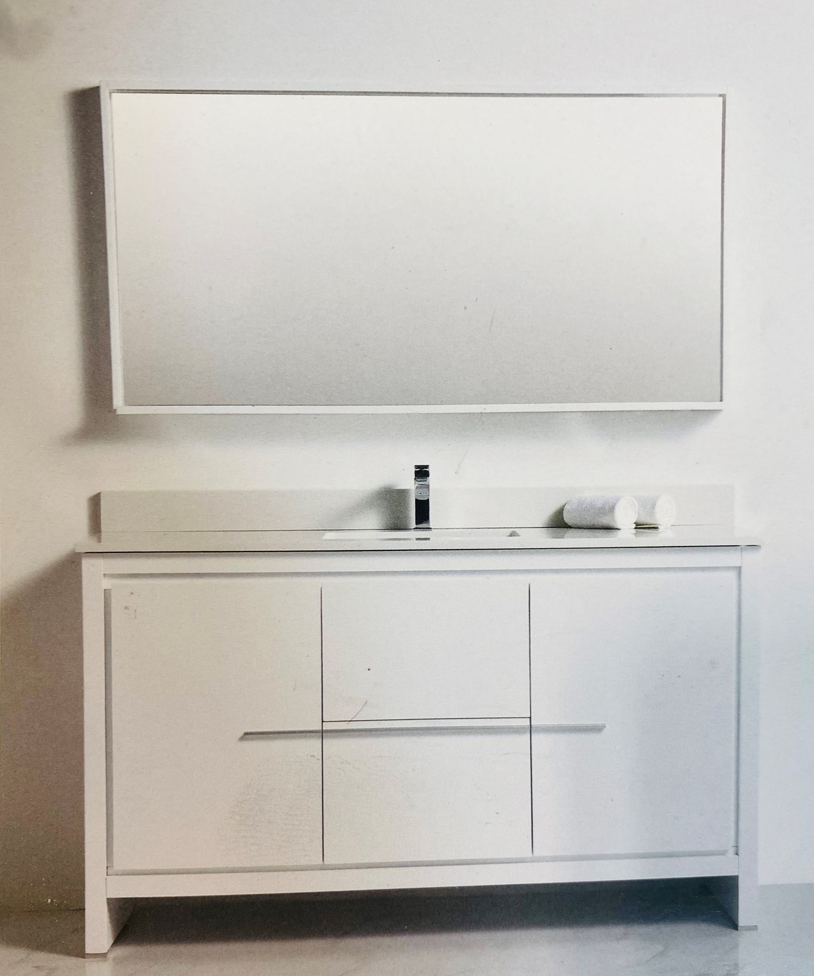 Bathroom Vanity 60'' PVC (Single Sink)