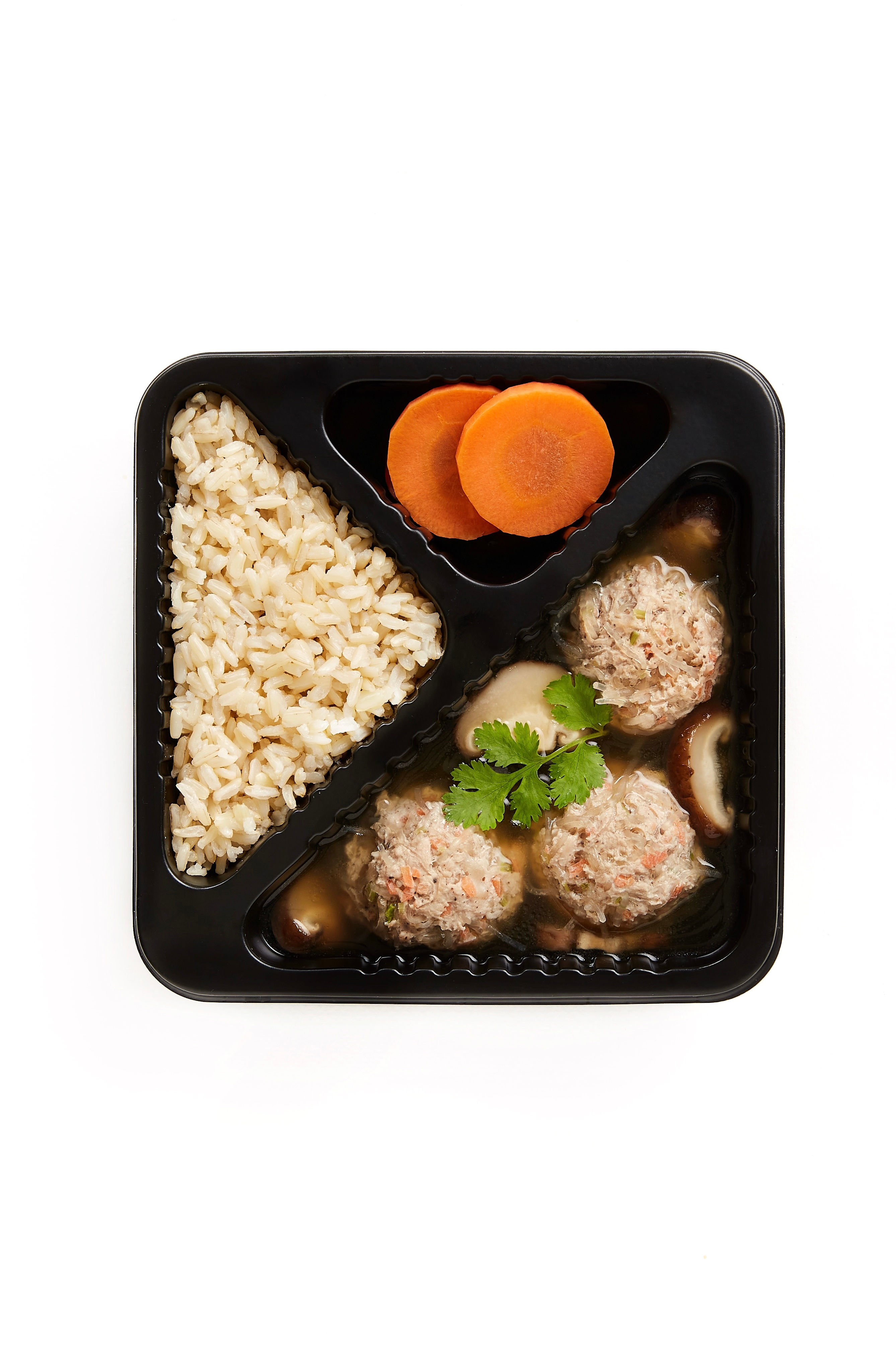 Minced pork mixed with vermicelli ball soup